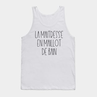 La maitresse en maillot de bain Tank Top